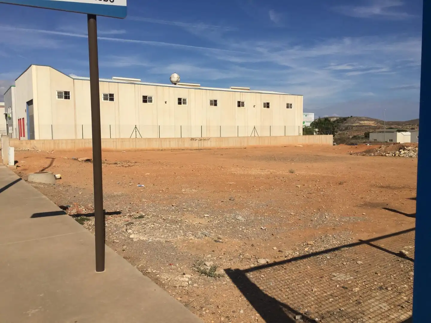 Vista exterior de Terreno industrial en venta en La Unión