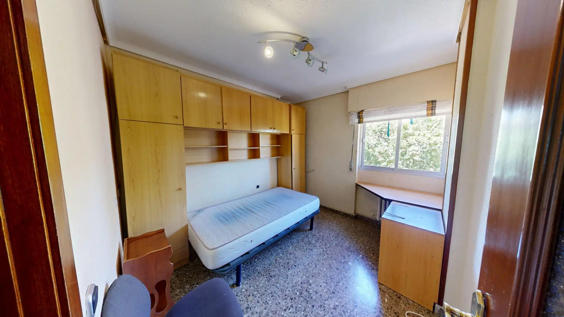 Bedroom of Flat for sale in Albacete  with Air Conditioner, Heating and Furnished