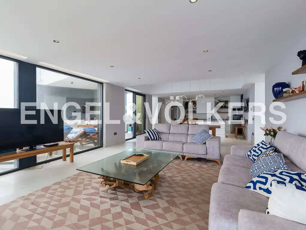Sala de estar de Casa o chalet en venta en Cullera con Aire acondicionado, Calefacción y Jardín privado