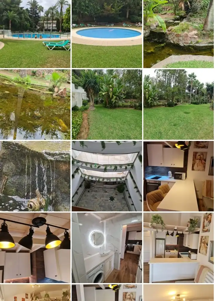 Garden of Flat for rent in Marbella  with Furnished