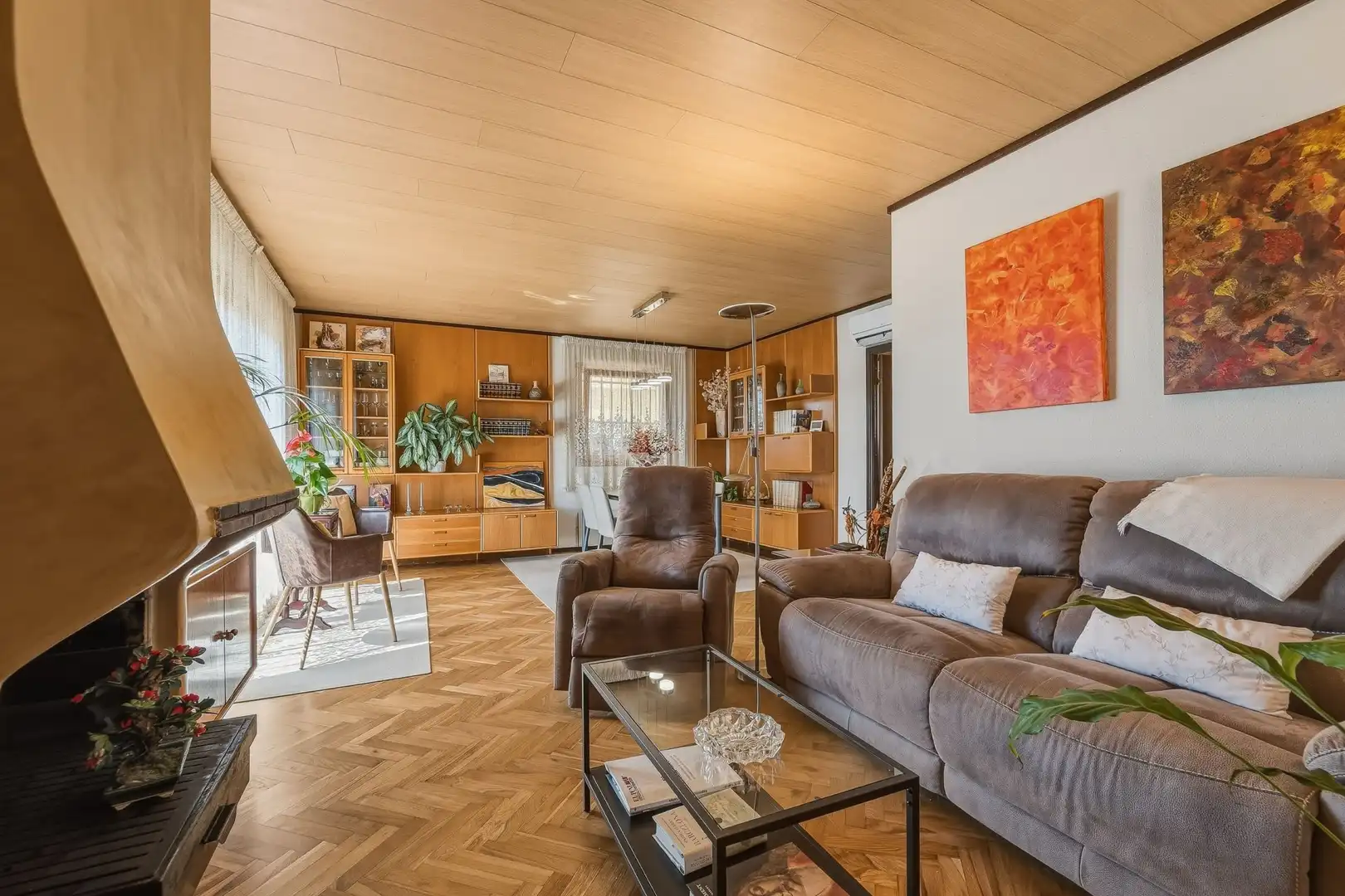 Living room of Houses for sale in Montjuïc