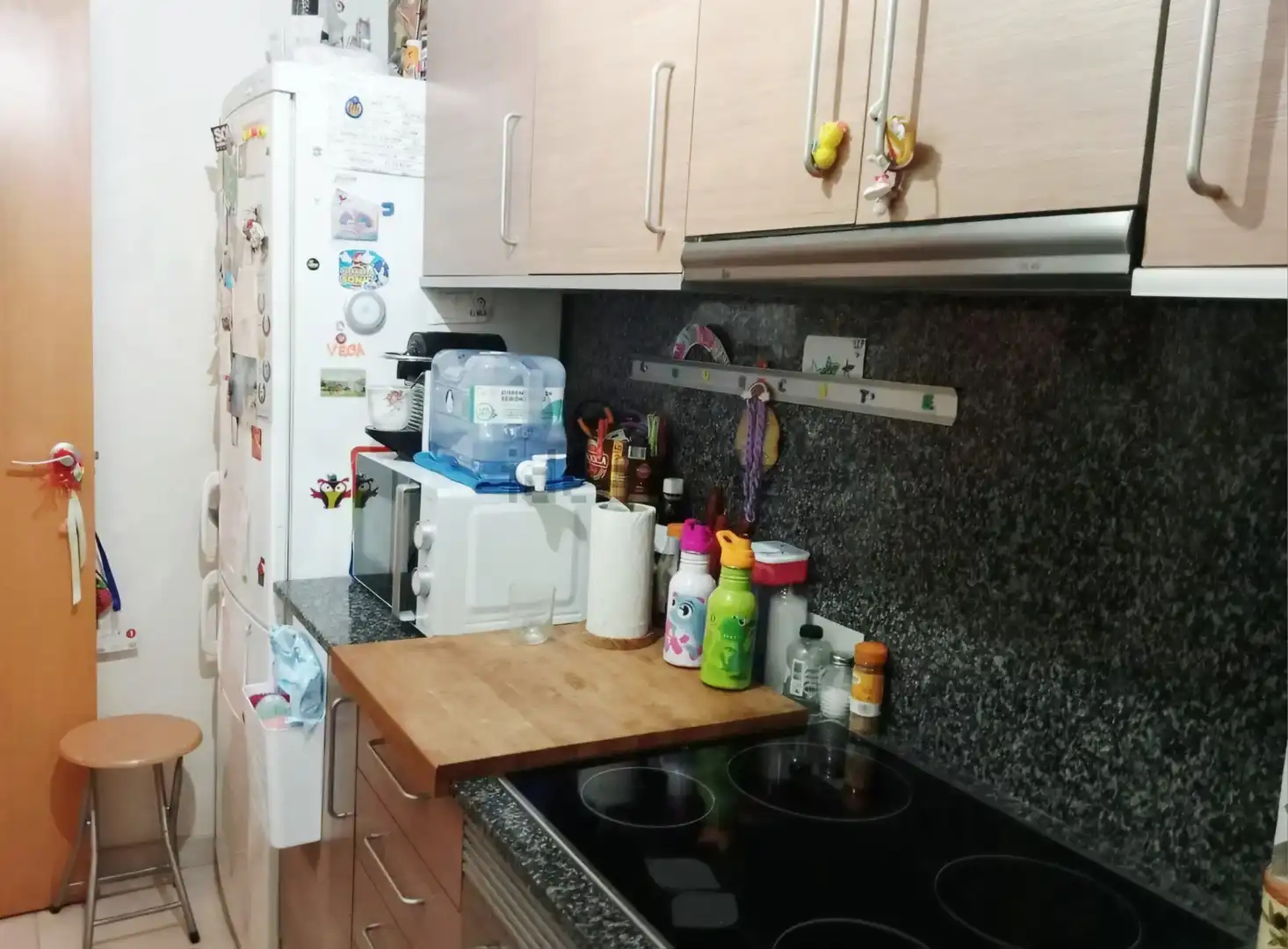 Küche von Wohnung zum Verkauf in Badalona mit Klimaanlage, Heizung und Terrasse