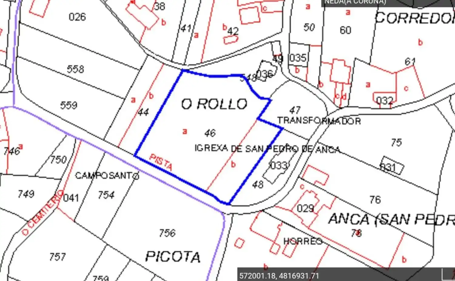 Terreno residencial en venta en Lugar Corredoira, imagen 5