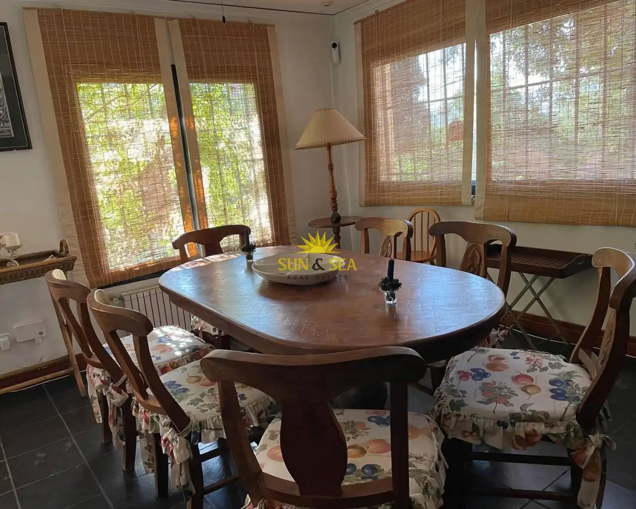 Dining room of Houses for rent in Benidorm  with Air Conditioner, Private garden and Terrace