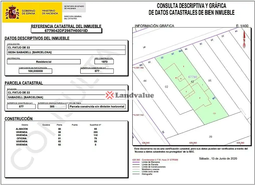 Terreni e lotti in vendita a C/ FATJÓ, 22-24, imagen 2