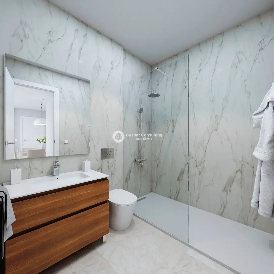 Baño de Ático en venta en Cartagena con Aire acondicionado, Calefacción y Terraza