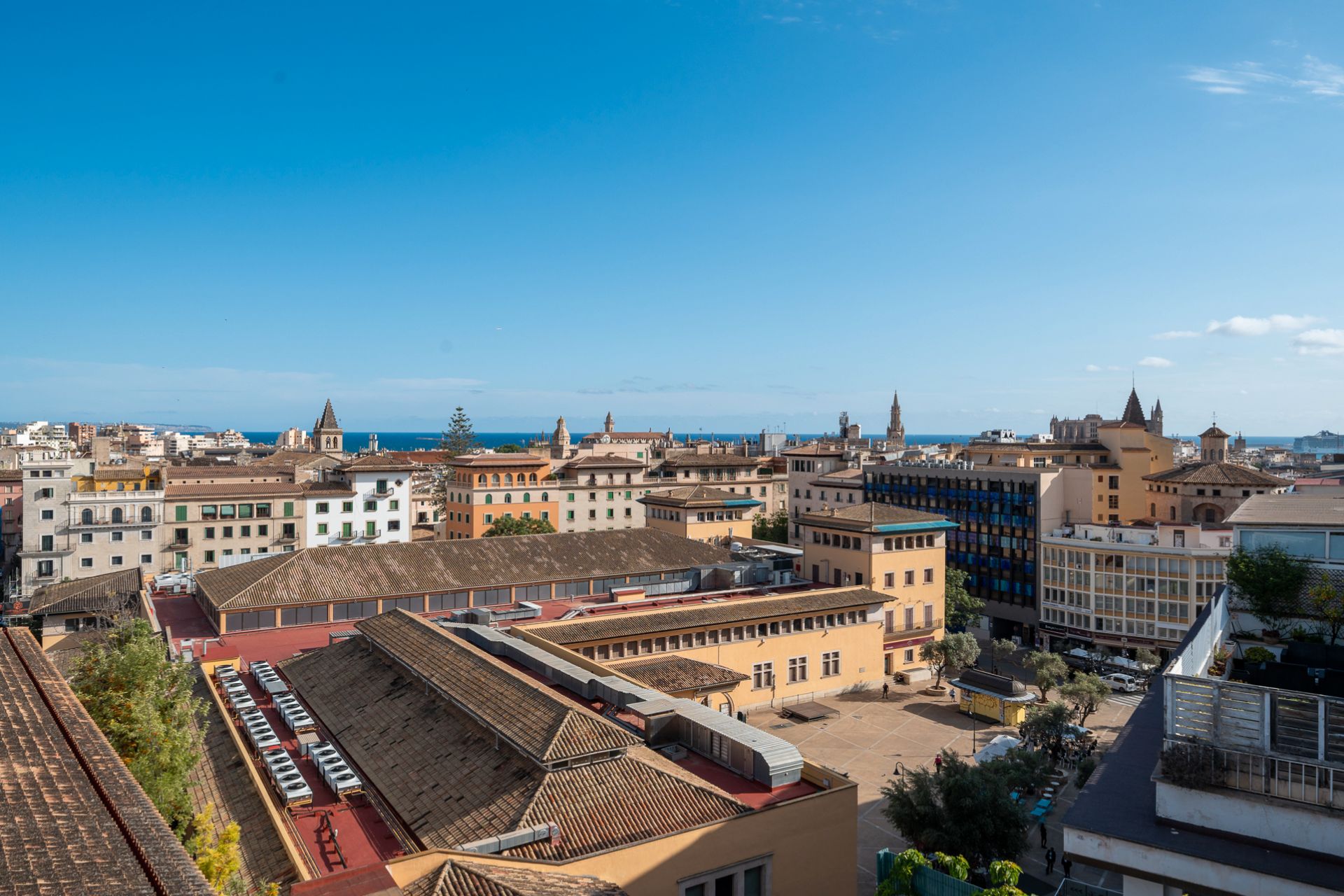 Vista exterior de Àtic en venda en  Palma de Mallorca amb Aire condicionat, Terrassa i Forn
