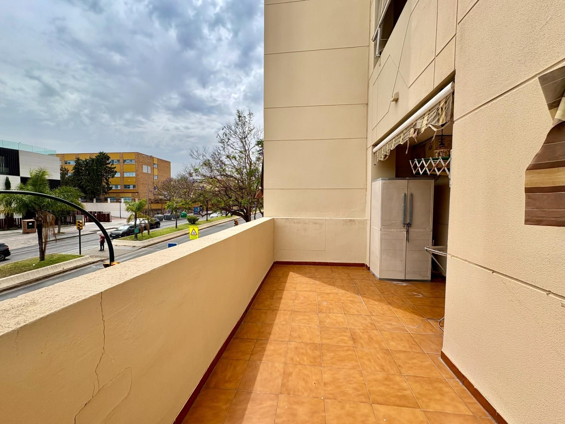 Exterior view of Flat for sale in Málaga Capital  with Air Conditioner and Terrace