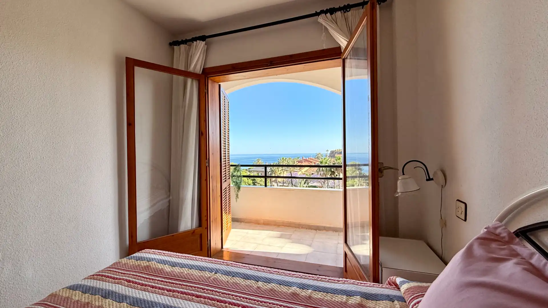 Schlafzimmer von Wohnung zum Verkauf in Mazarrón mit Abstellraum, Möbliert und Balkon