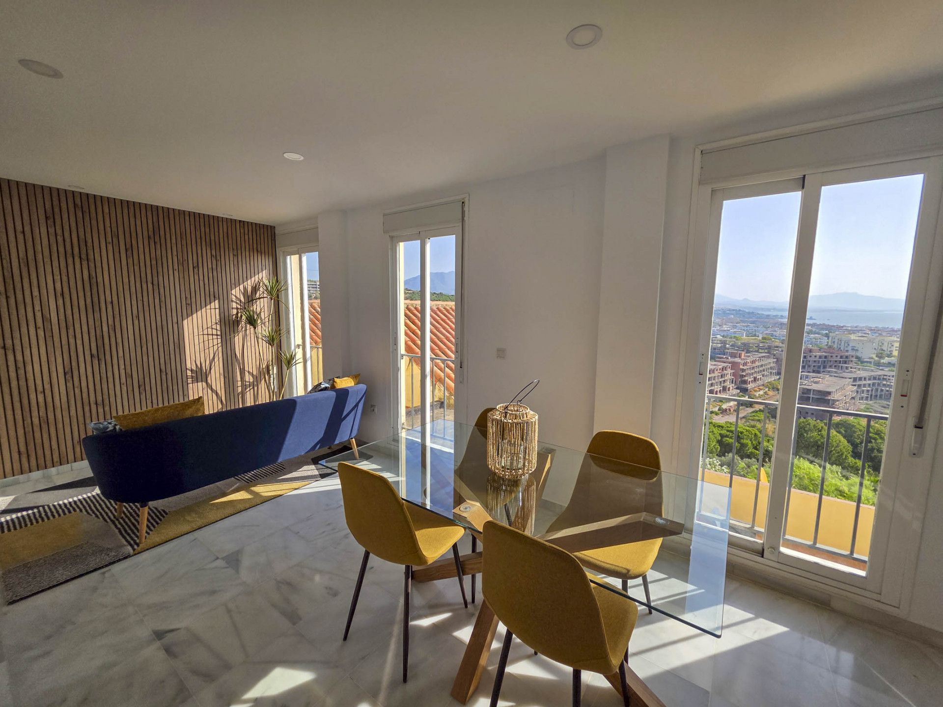 Living room of Attic for sale in Manilva  with Air Conditioner, Terrace and Swimming Pool