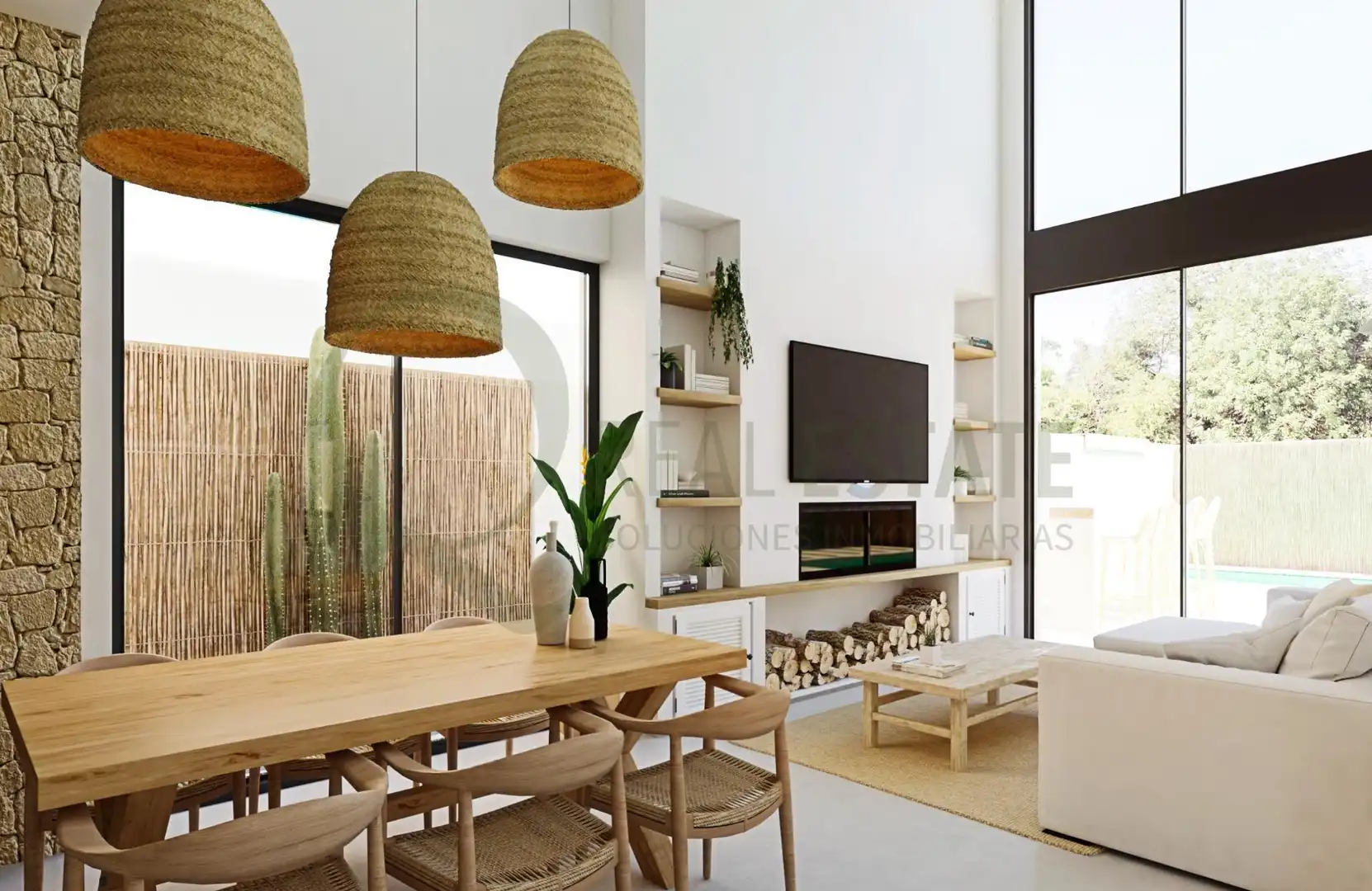 Living room of Houses for sale in L'Alfàs del Pi  with Heating, Private garden and Terrace