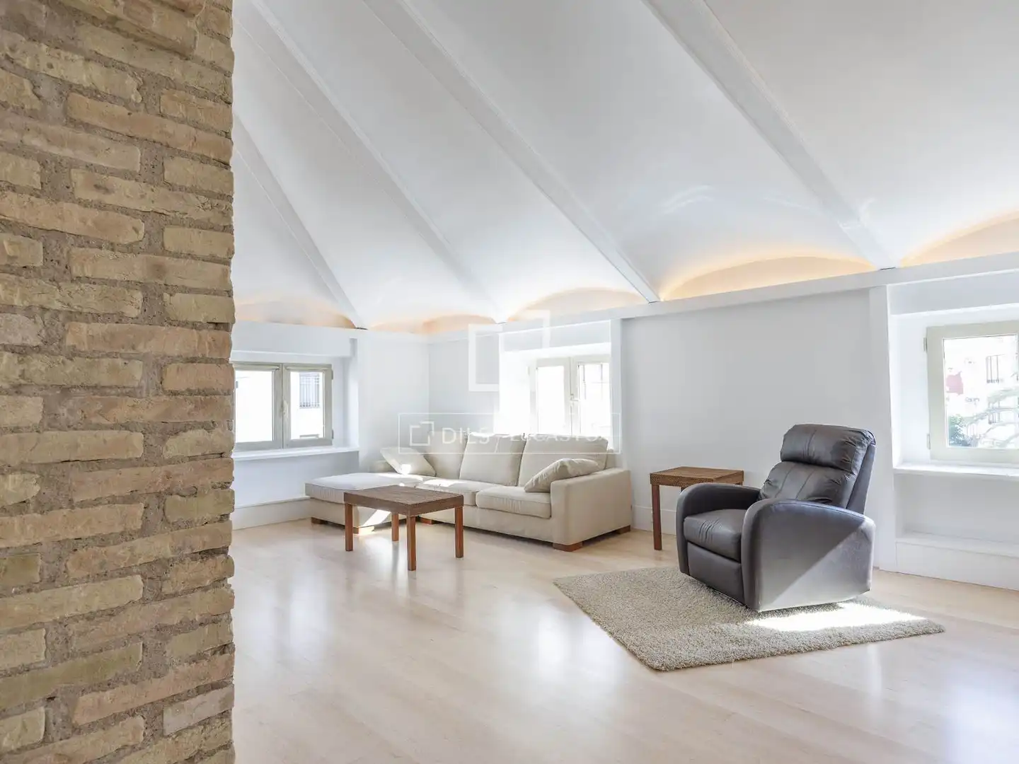 Sala de estar de Piso de alquiler en Valencia con Aire acondicionado, Calefacción y Parquet