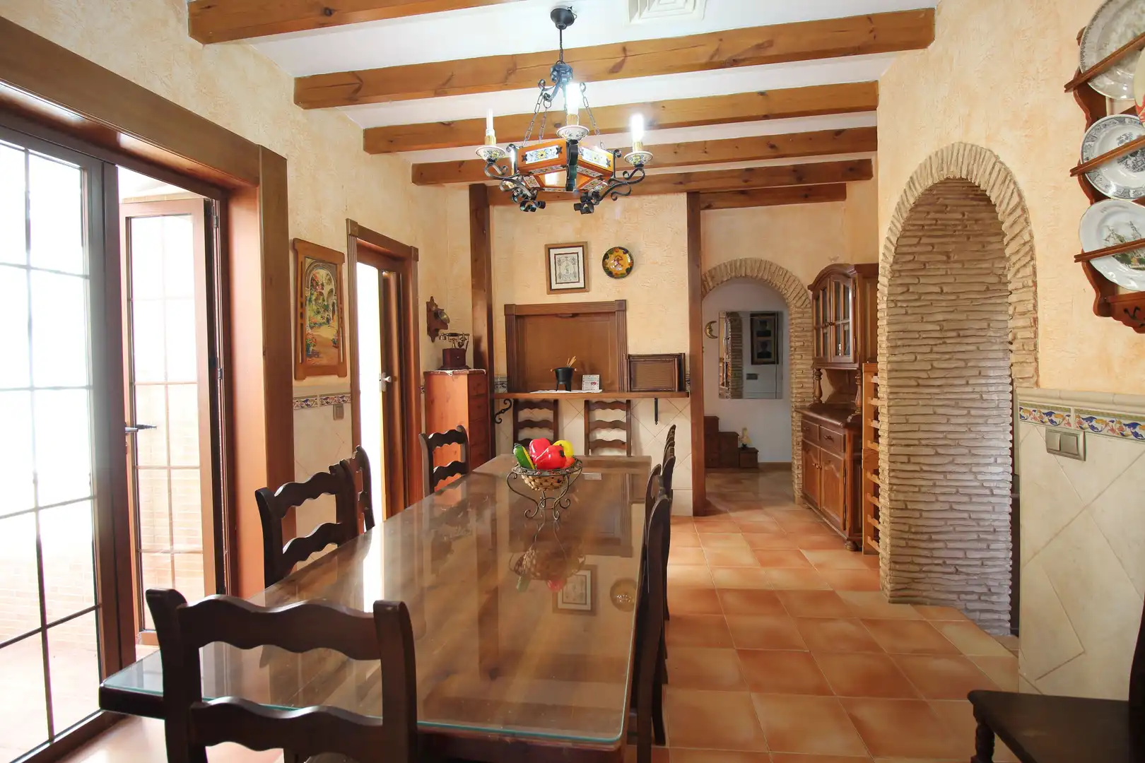Comedor de Finca rústica en venta en Cartagena con Aire acondicionado, Jardín privado y Terraza
