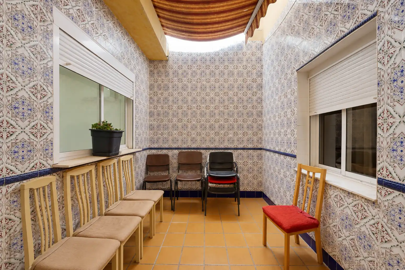 Terrassa de Casa adosada en venda en Cartagena amb Aire condicionat i Jardí privat
