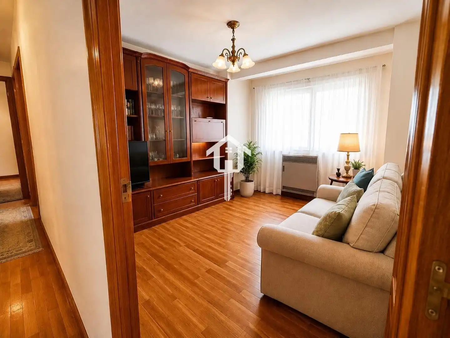 Sala de estar de Piso en venta en Alicante / Alacant con Aire acondicionado, Calefacción y Amueblado