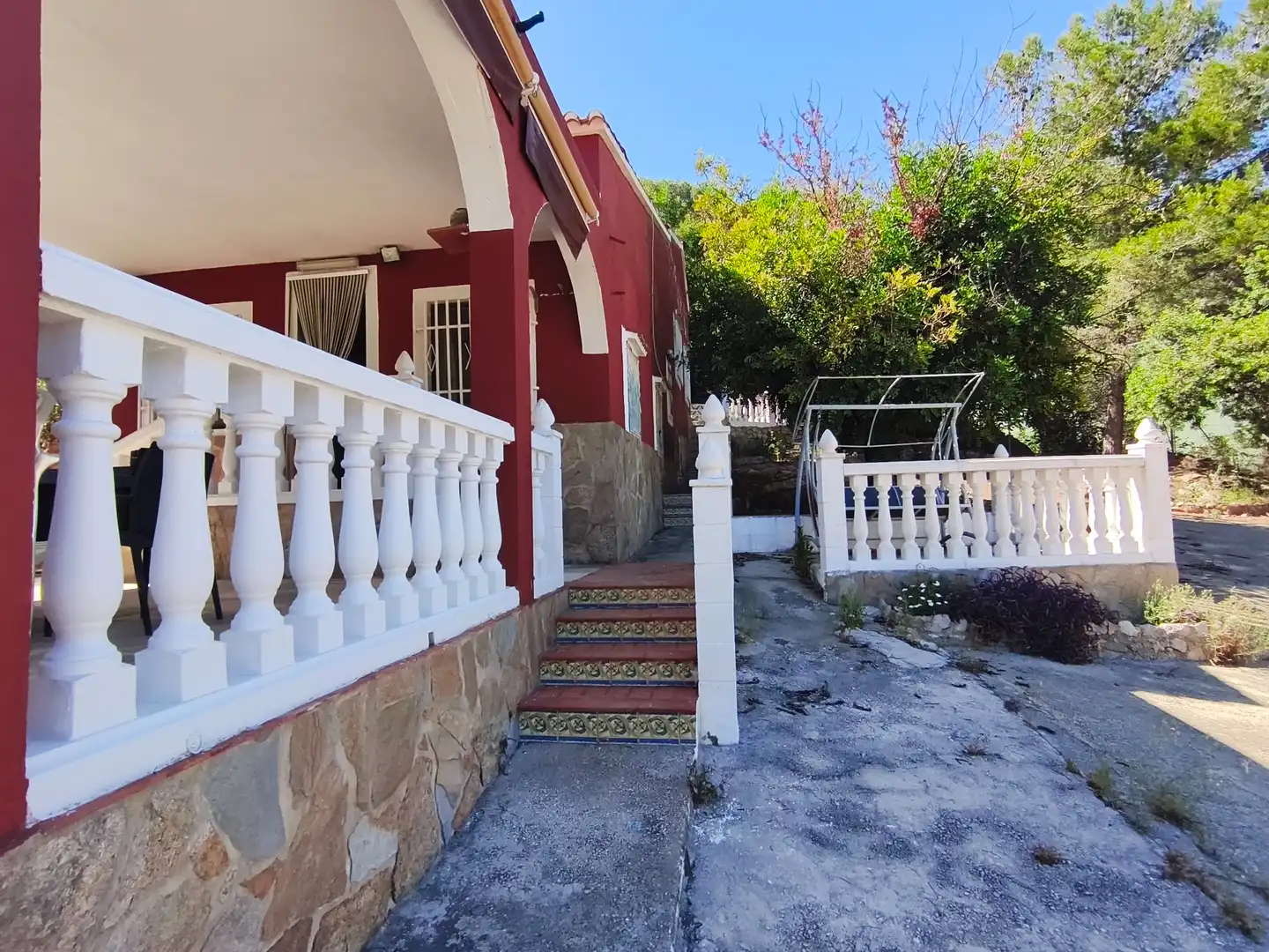 Vista exterior de Casa o chalet en venta en Favara con Jardín privado, Terraza y Piscina
