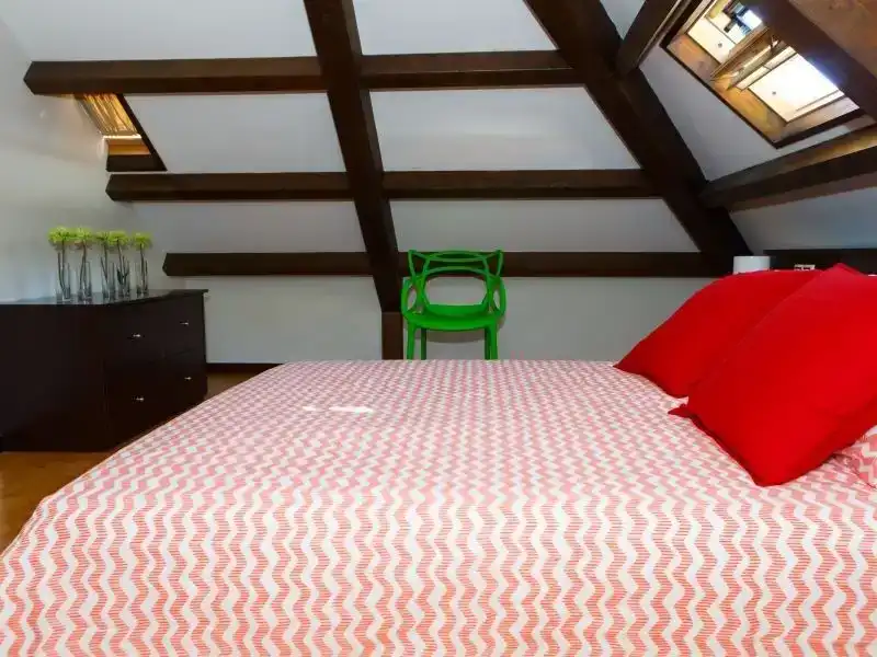 Schlafzimmer von Wohnung zur Miete in Carnota mit Möbliert und Balkon