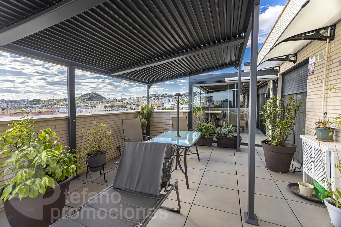 Terrasse von Dachboden zum Verkauf in Málaga mit Klimaanlage, Terrasse und Abstellraum