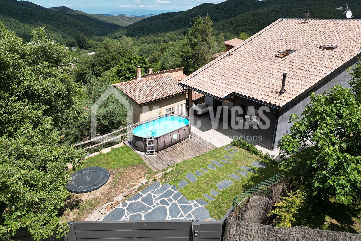 Terrace of House or chalet to rent in Viladrau  with Private garden, Oven and Washing machine