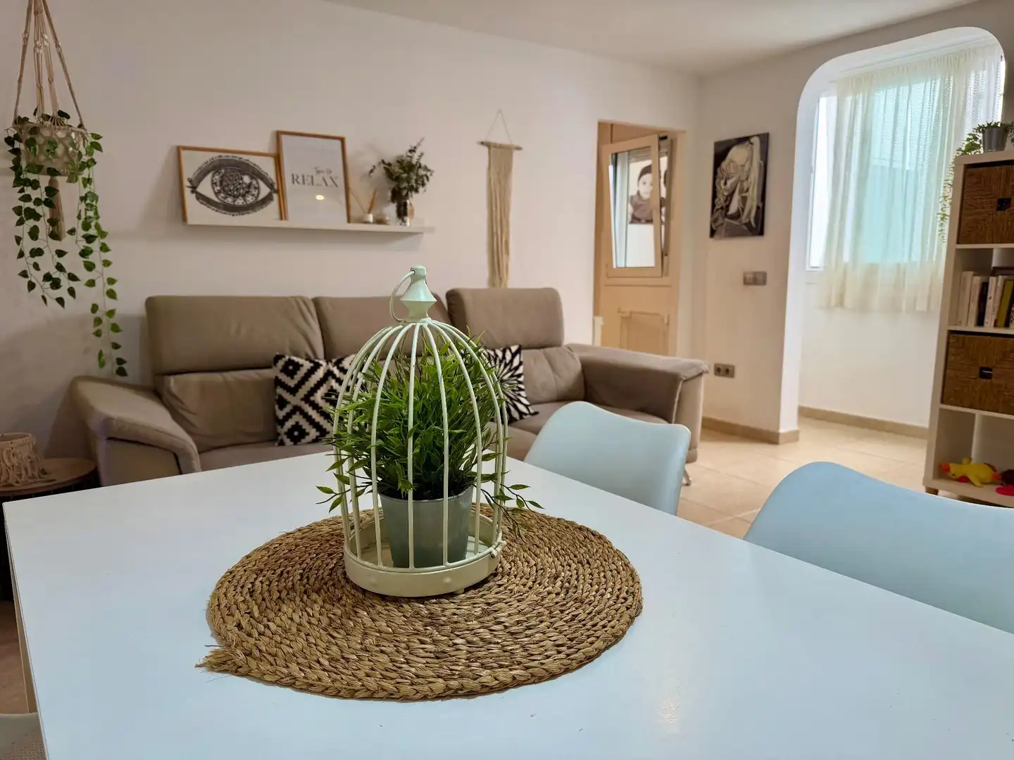 Sala de estar de Ático en venta en Mataró