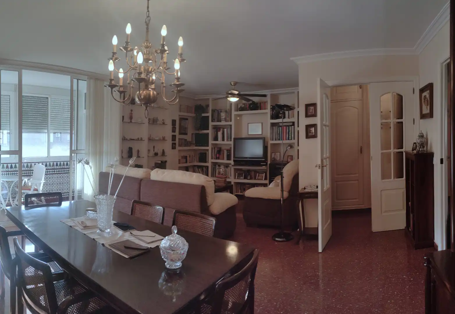 Sala d'estar de Pis en venda en Sevilla amb Aire condicionat, Terrassa i Forn