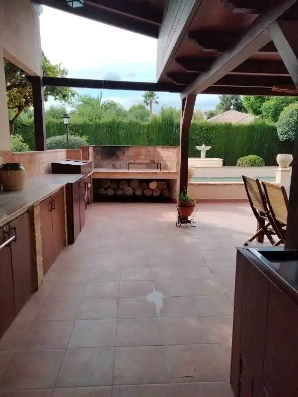 Terrassa de Finca rústica en venda en Lorca amb Aire condicionat, Calefacció i Jardí privat