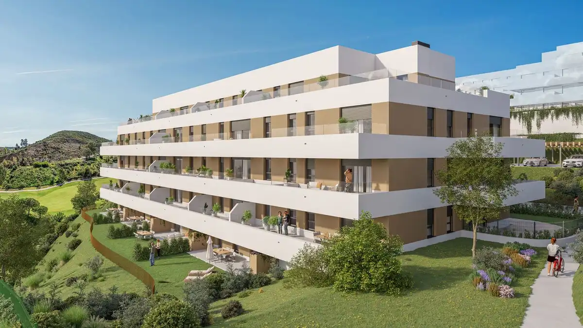 Vista exterior de Apartamento en venta en Mijas con Aire acondicionado, Terraza y Trastero