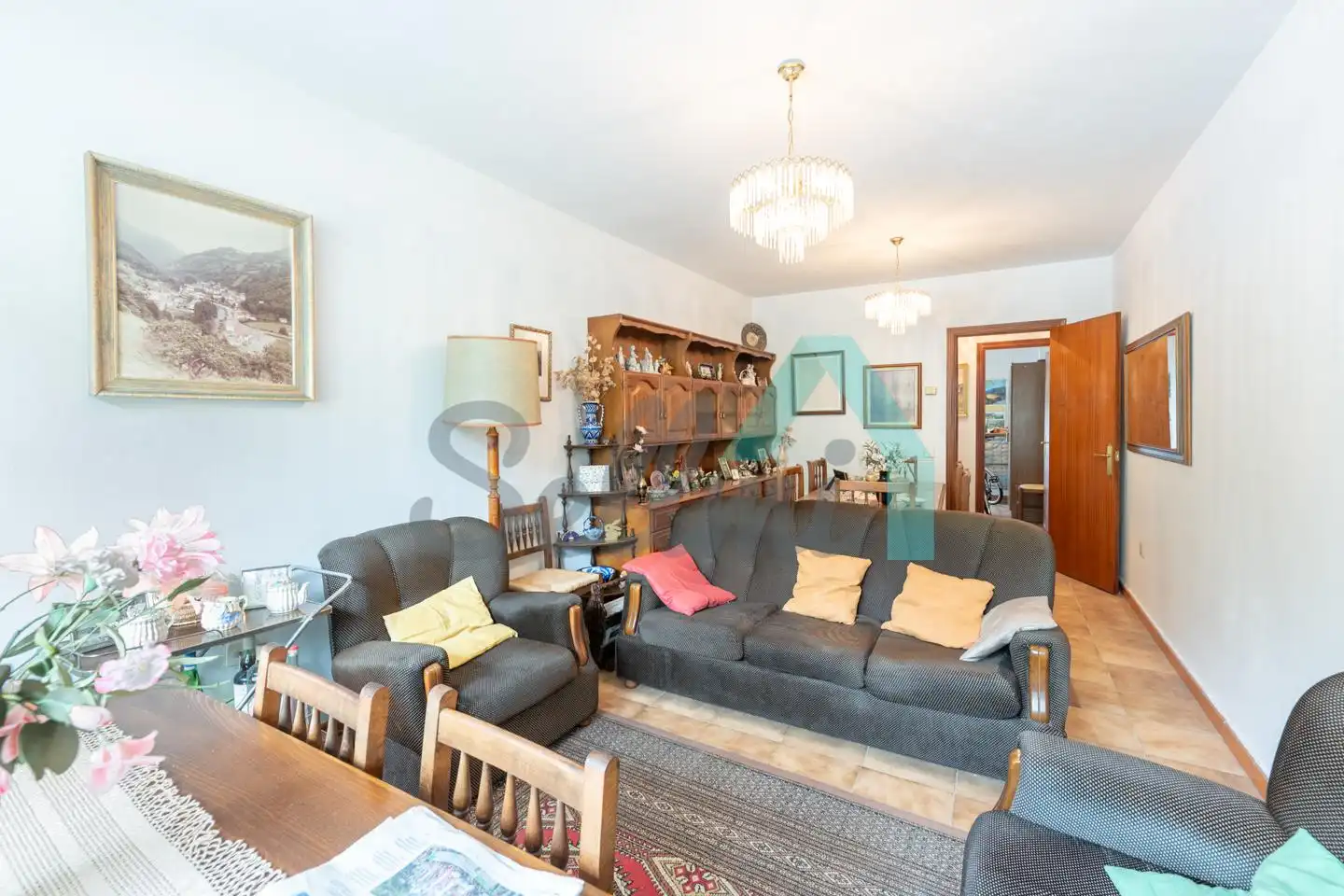 Living room of Flat for sale in Belmonte de Miranda  with Heating and Terrace