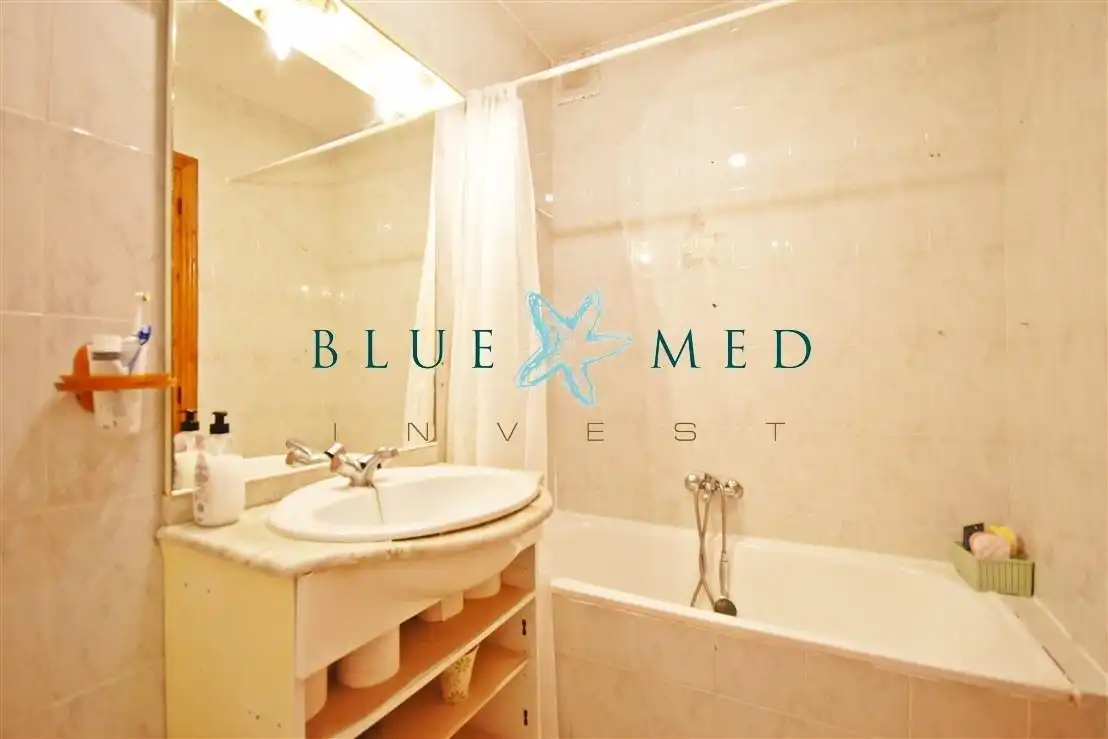 Baño de Apartamento en venta en Mazarrón con Aire acondicionado, Calefacción y Terraza