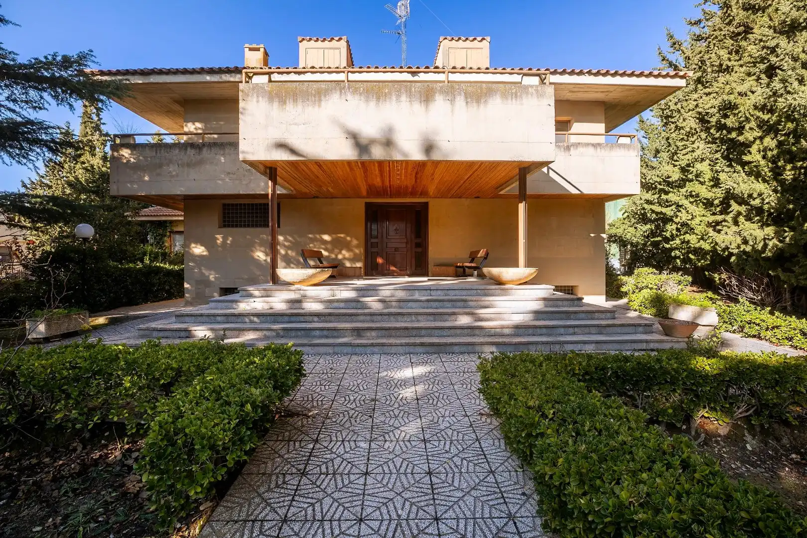 Vista exterior de Casa o chalet en venta en Sádaba con Calefacción, Jardín privado y Terraza