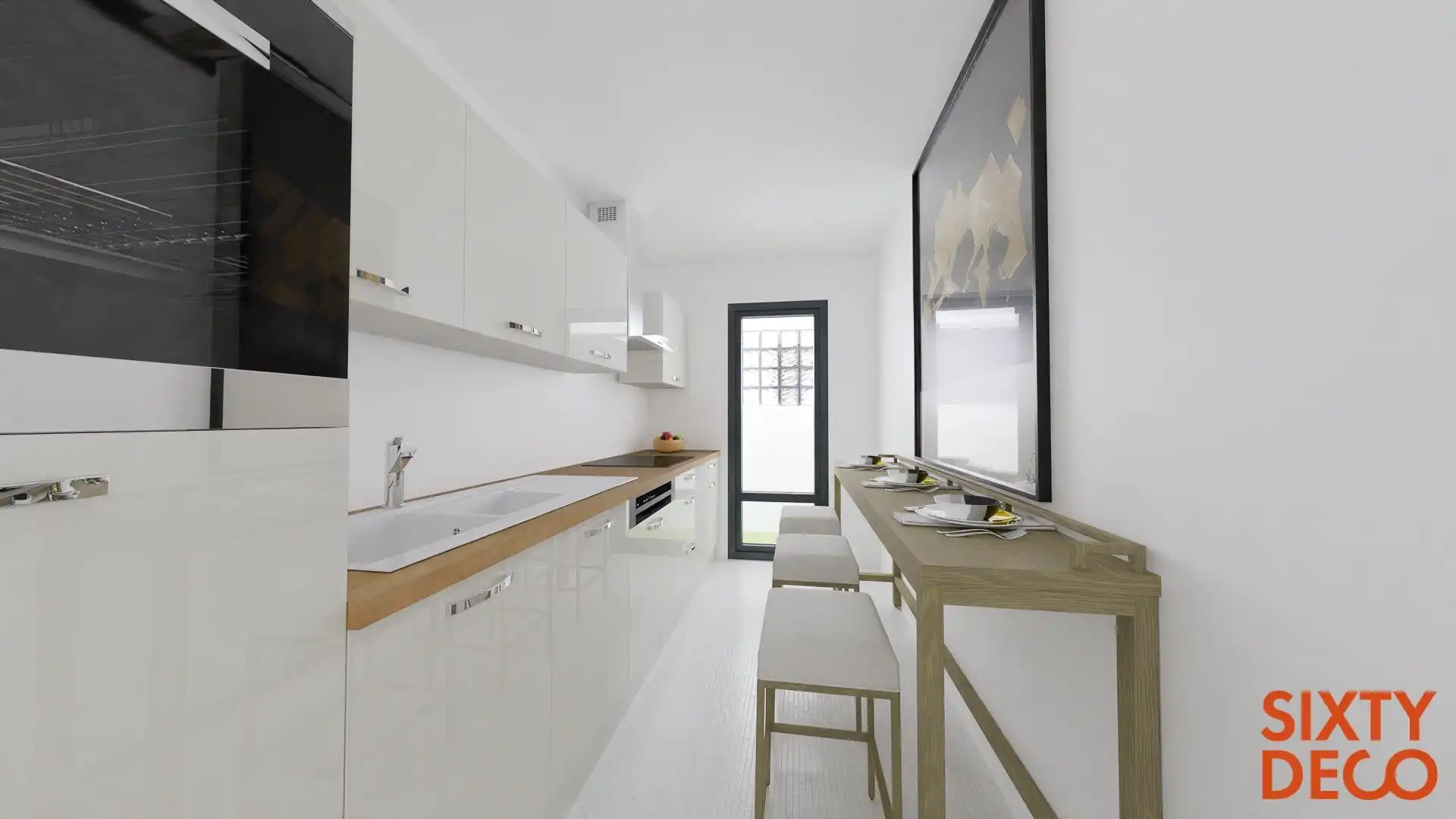 Kitchen of Flat for sale in Zaragoza  with Air Conditioner and Heating