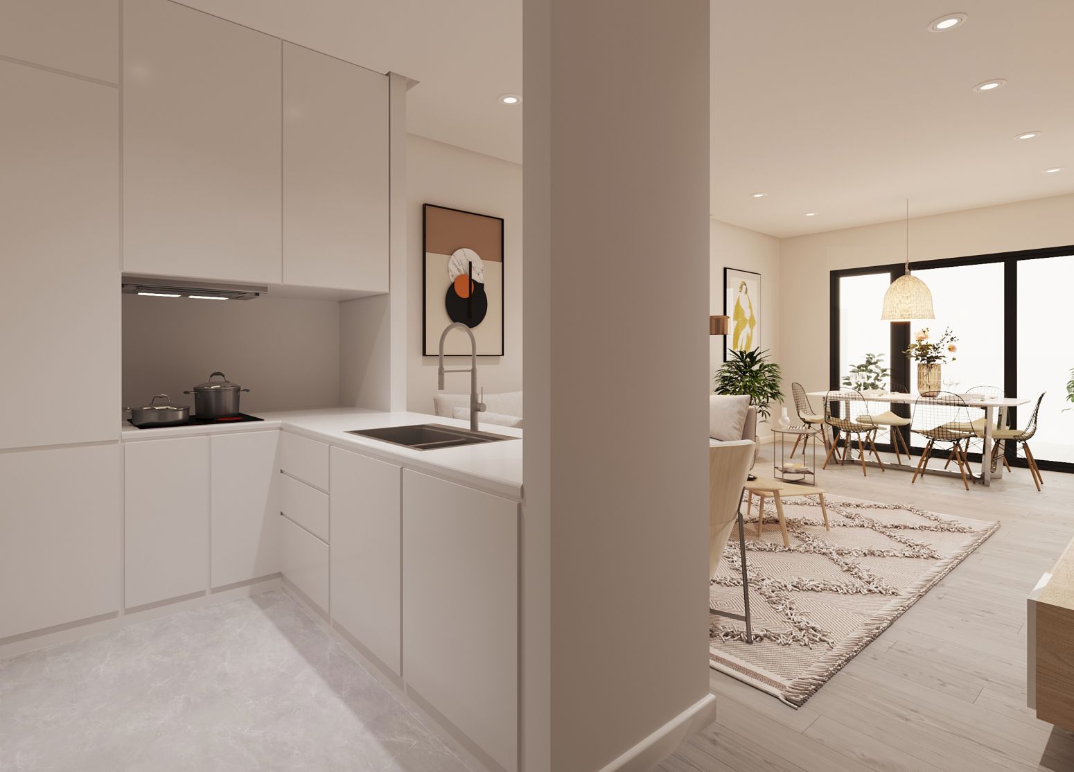 Cuina de Àtic en venda en Villanueva de la Torre amb Calefacció, Terrassa i Piscina