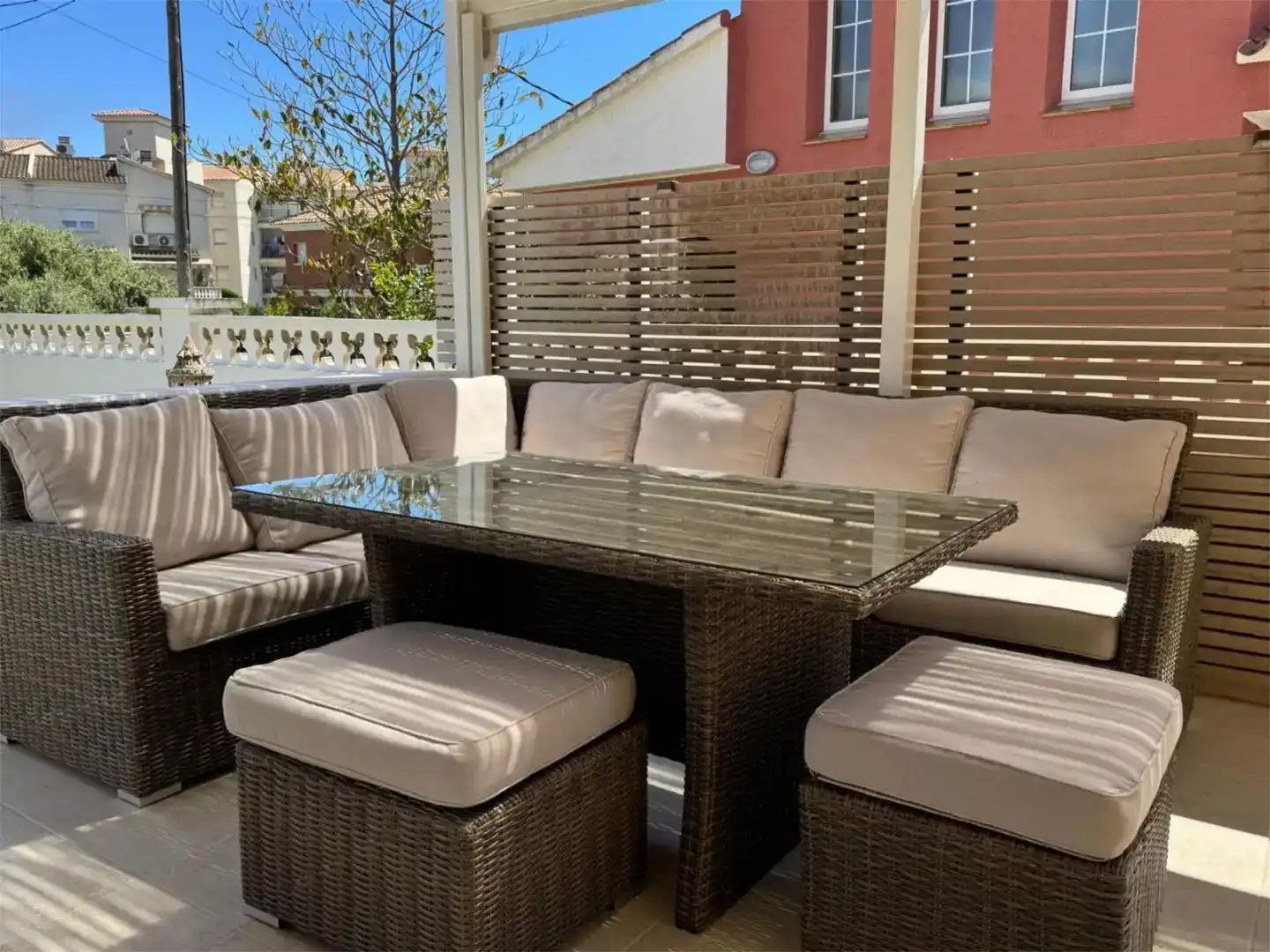 Terrace of Flat for rent in Cambrils  with Air Conditioner, Private garden and Storage room