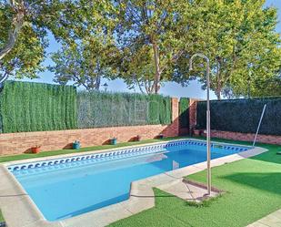 Swimming pool of Single-family semi-detached for sale in Griñón  with Air Conditioner, Terrace and Swimming Pool