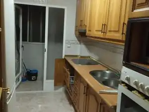Cocina de Piso de alquiler en Ciudad Real con Terraza y Amueblado