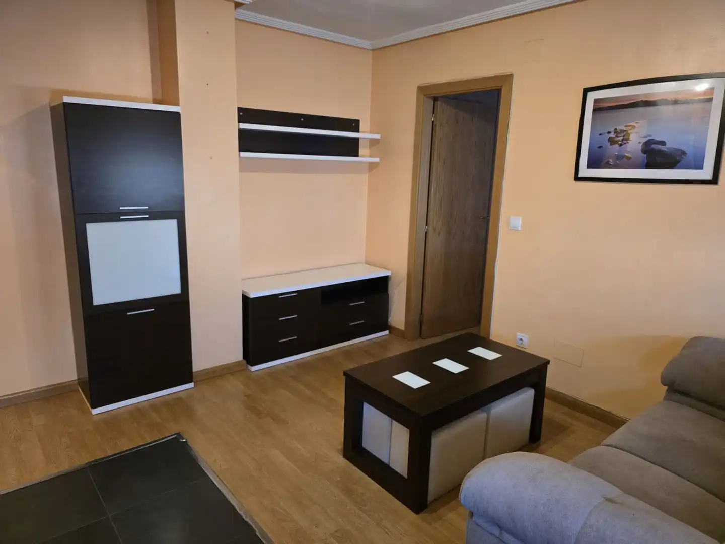 Living room of Flat for rent in Numancia de la Sagra  with Air Conditioner, Heating and Furnished