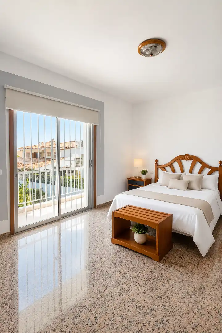 Dormitori de Casa o xalet en venda en Los Realejos amb Jardí privat, Terrassa i Moblat