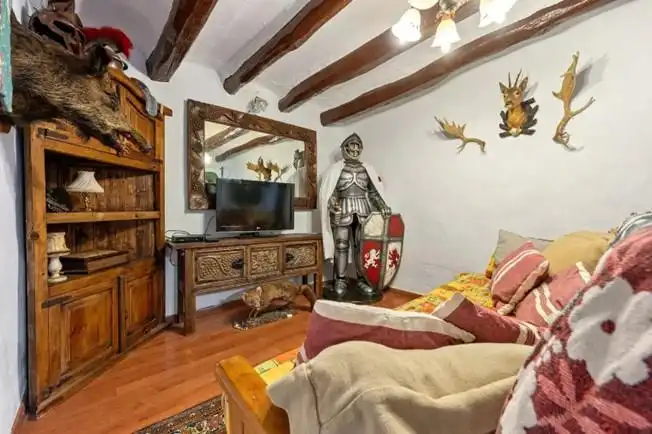 Sala de estar de Finca rústica en venta en Querol con Calefacción, Jardín privado y Terraza