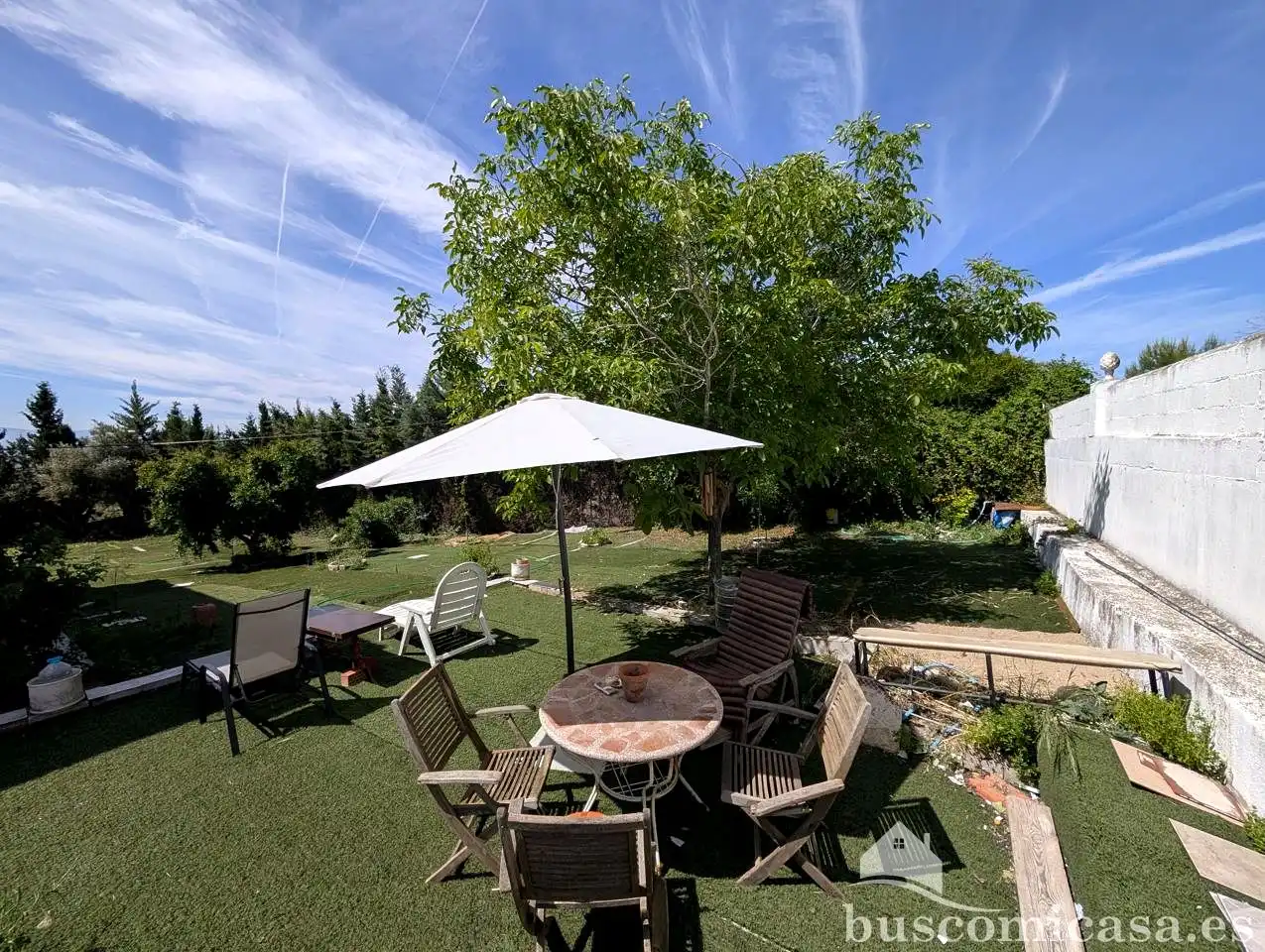 Terrassa de Finca rústica en venda en Linares amb Aire condicionat, Jardí privat i Terrassa