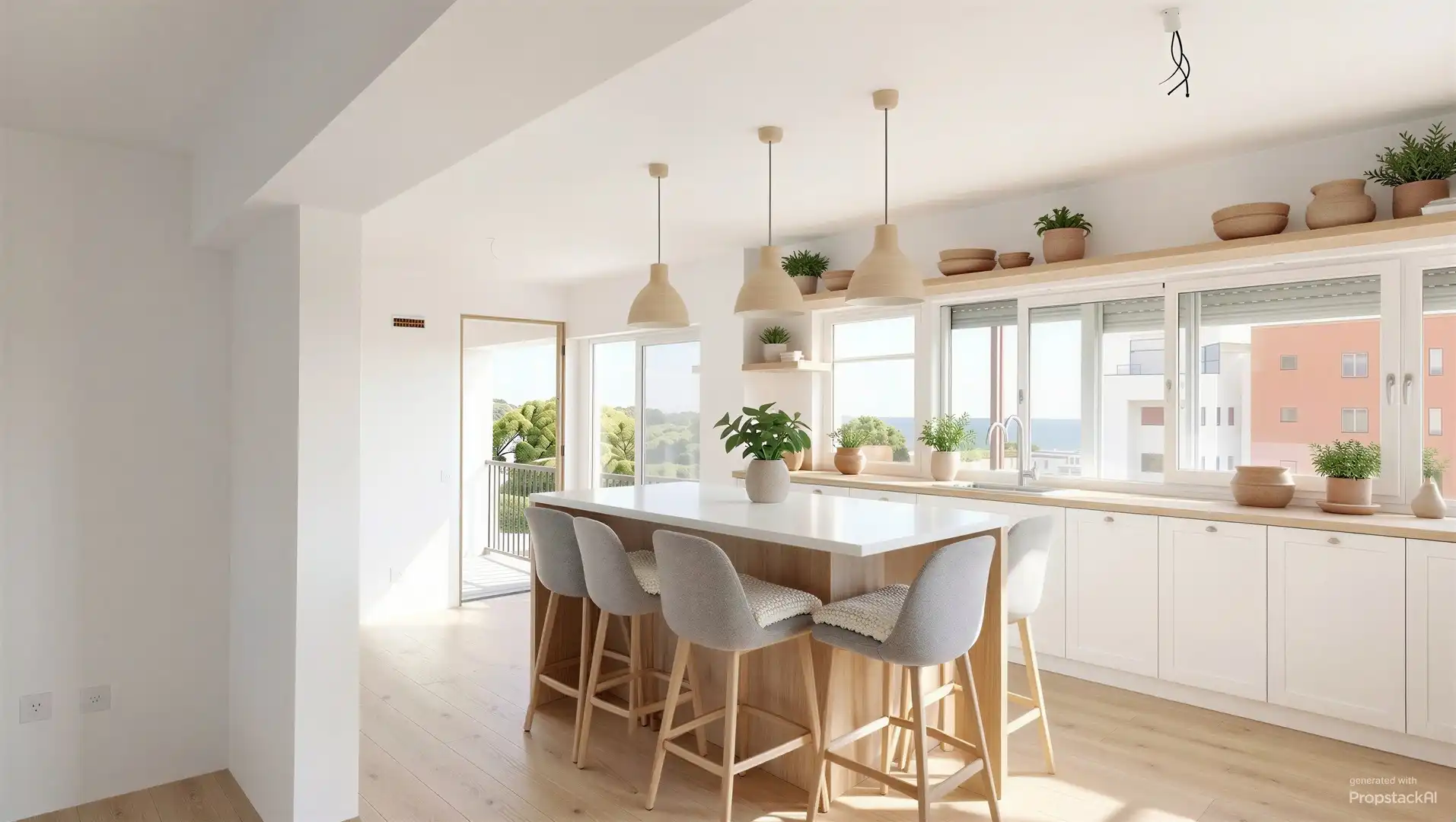 Kitchen of Apartments for sale in Llucmajor  with Air Conditioner, Terrace and Balcony