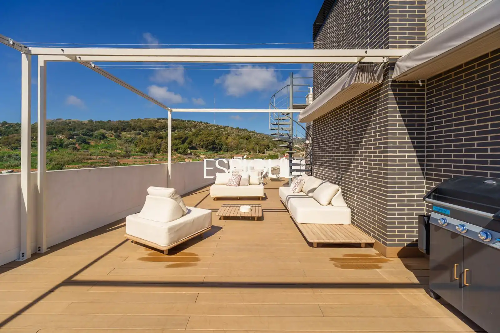 Terrace of Attic for sale in Montgat  with Air Conditioner, Heating and Parquet flooring