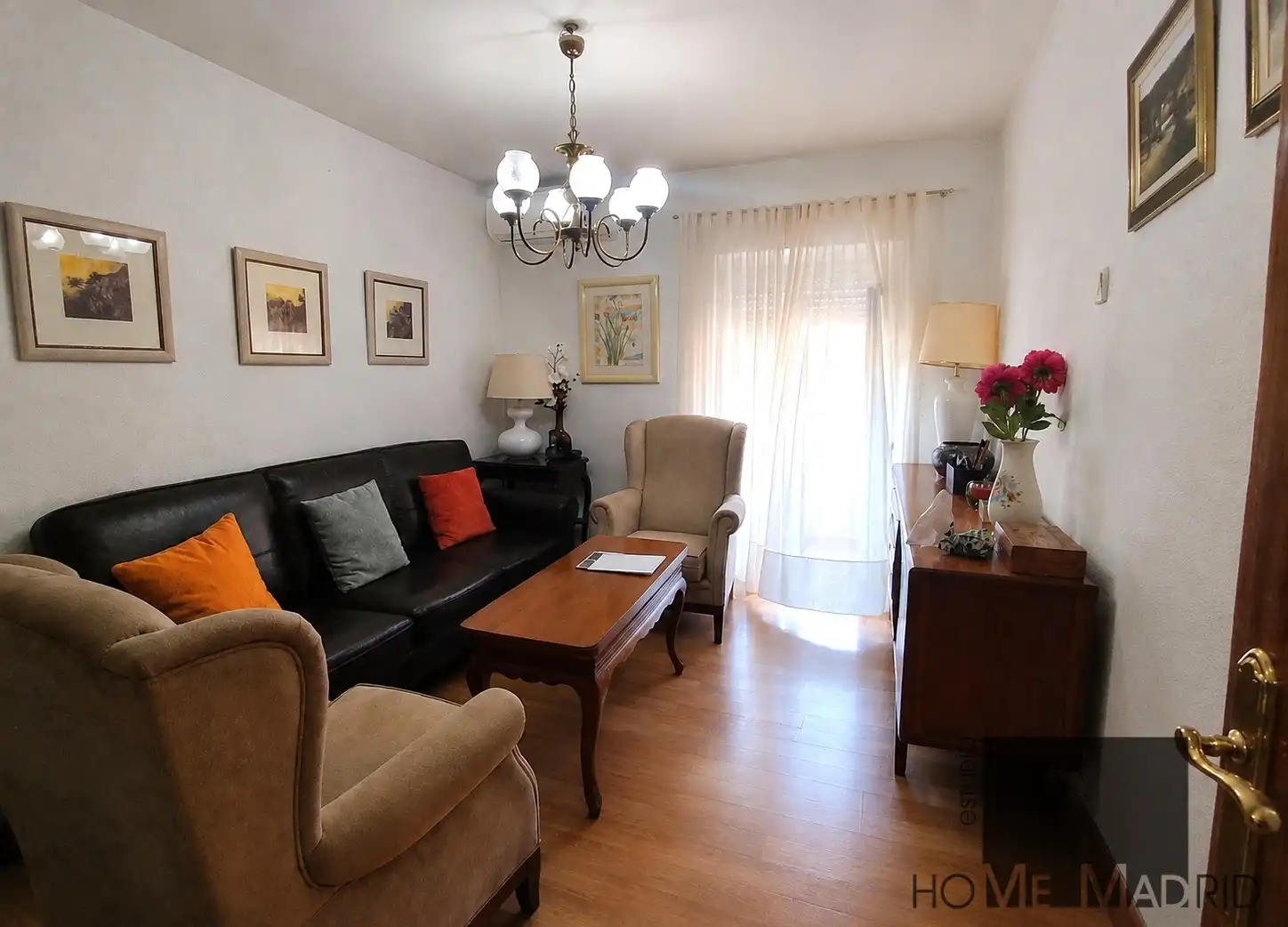 Living room of Flat for sale in Madrid  with Air Conditioner and Terrace