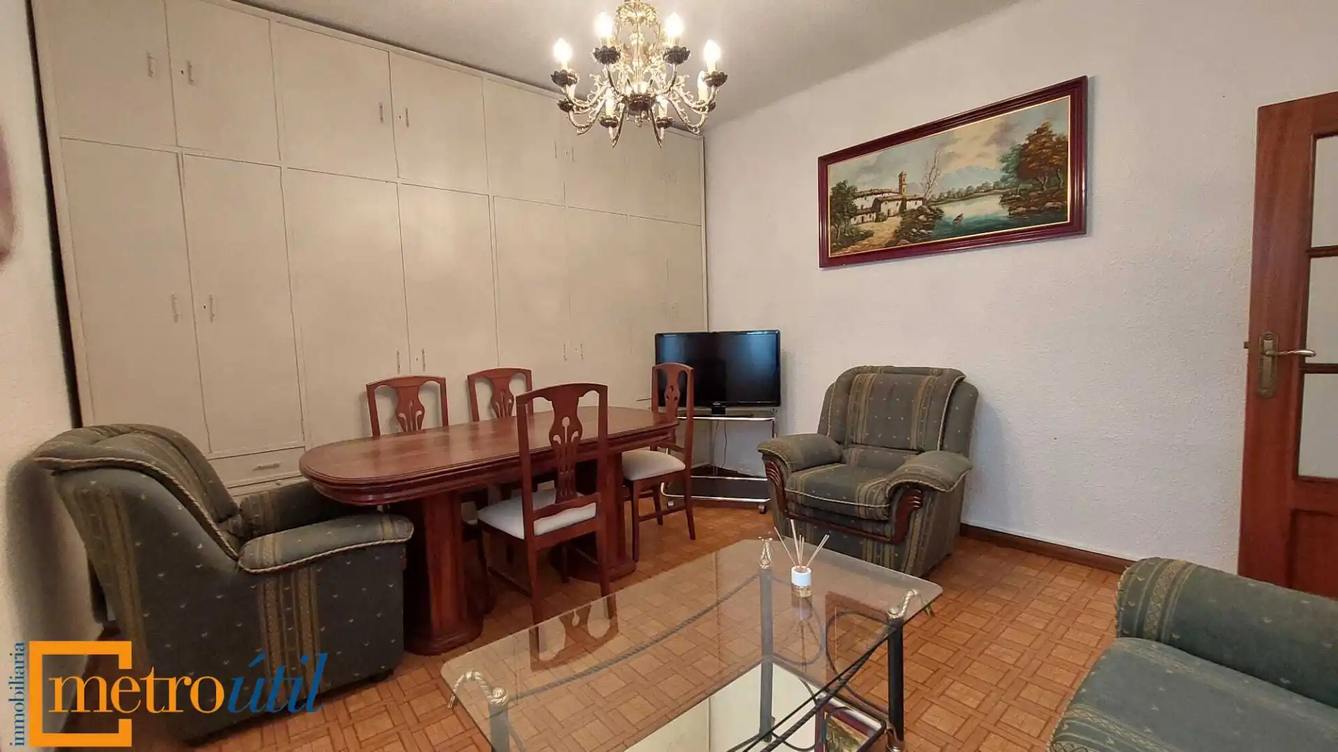 Dining room of Flat for rent in Salamanca  with Heating and Furnished