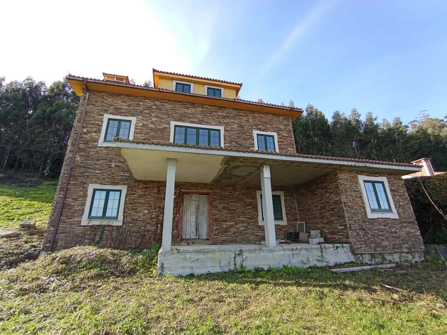 Vista exterior de Casa o xalet en venda en Cedeira amb Jardí privat, Terrassa i Traster