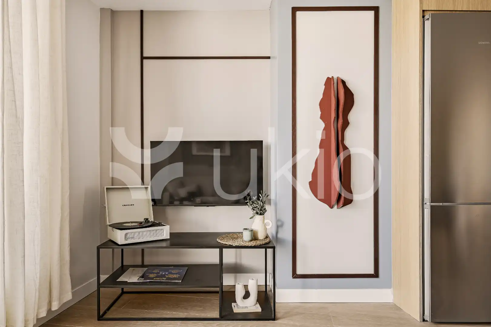 Sala de estar de Apartamento de alquiler en Madrid con Calefacción, Terraza y Piscina