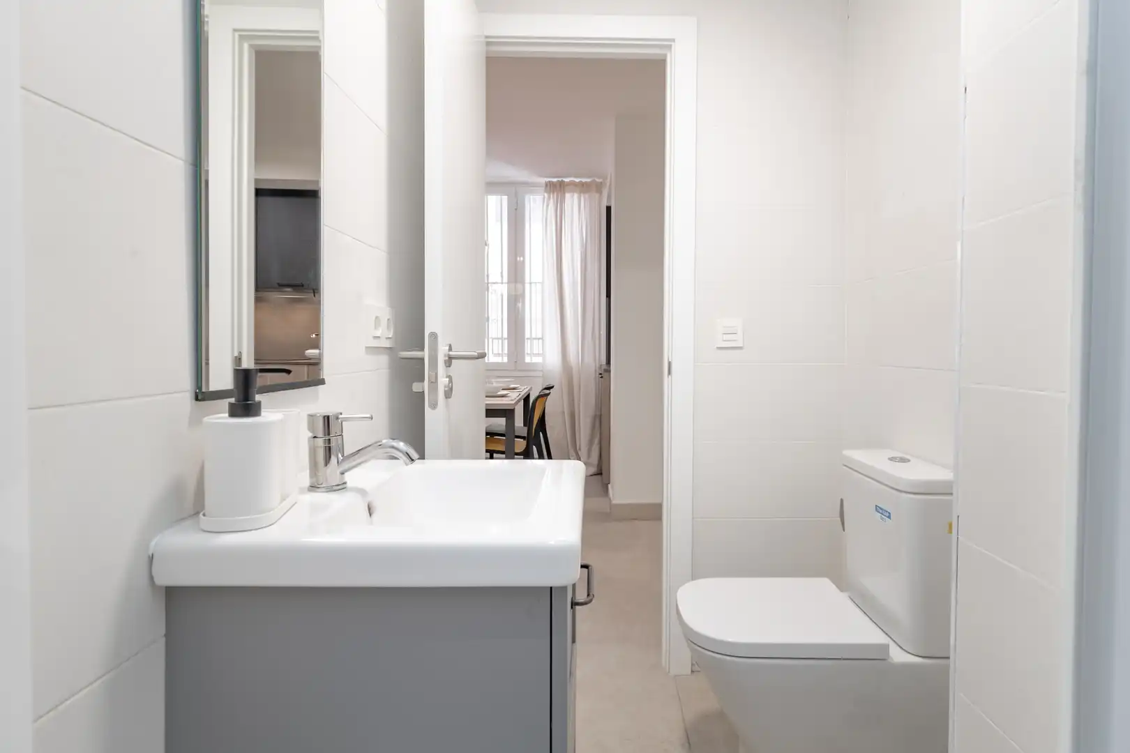 Baño de Piso de alquiler en Málaga con Aire acondicionado, Amueblado y Internet