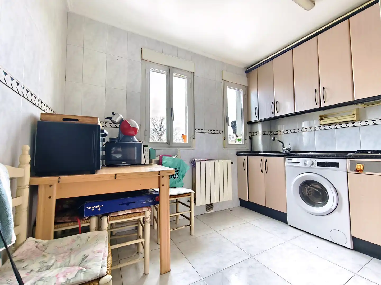 Kitchen of Flat for sale in  Logroño  with Heating and Terrace