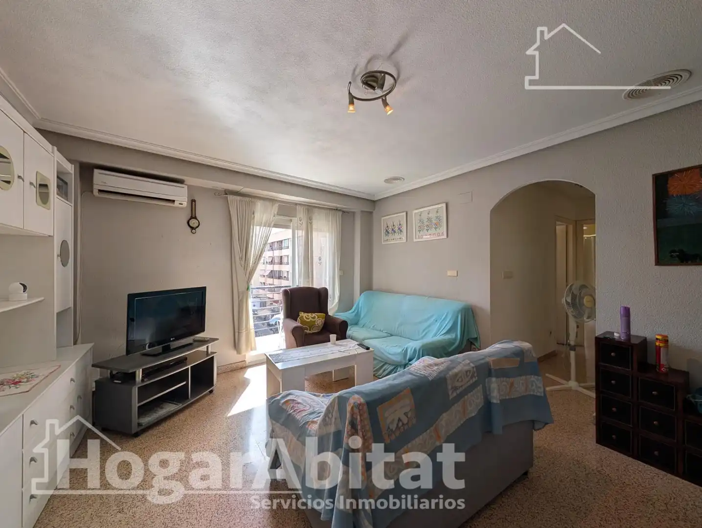 Living room of Flat for sale in Santa Pola  with Air Conditioner, Heating and Terrace