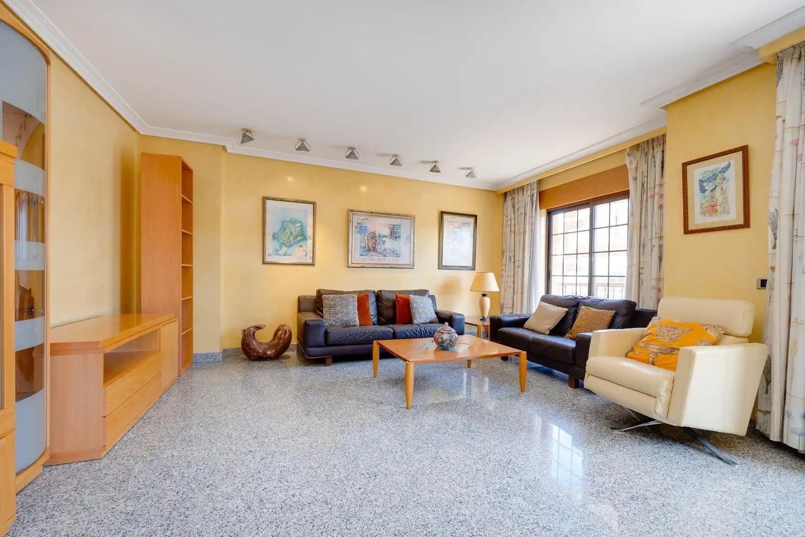 Living room of Attic for rent in Torrevieja  with Air Conditioner, Terrace and Furnished