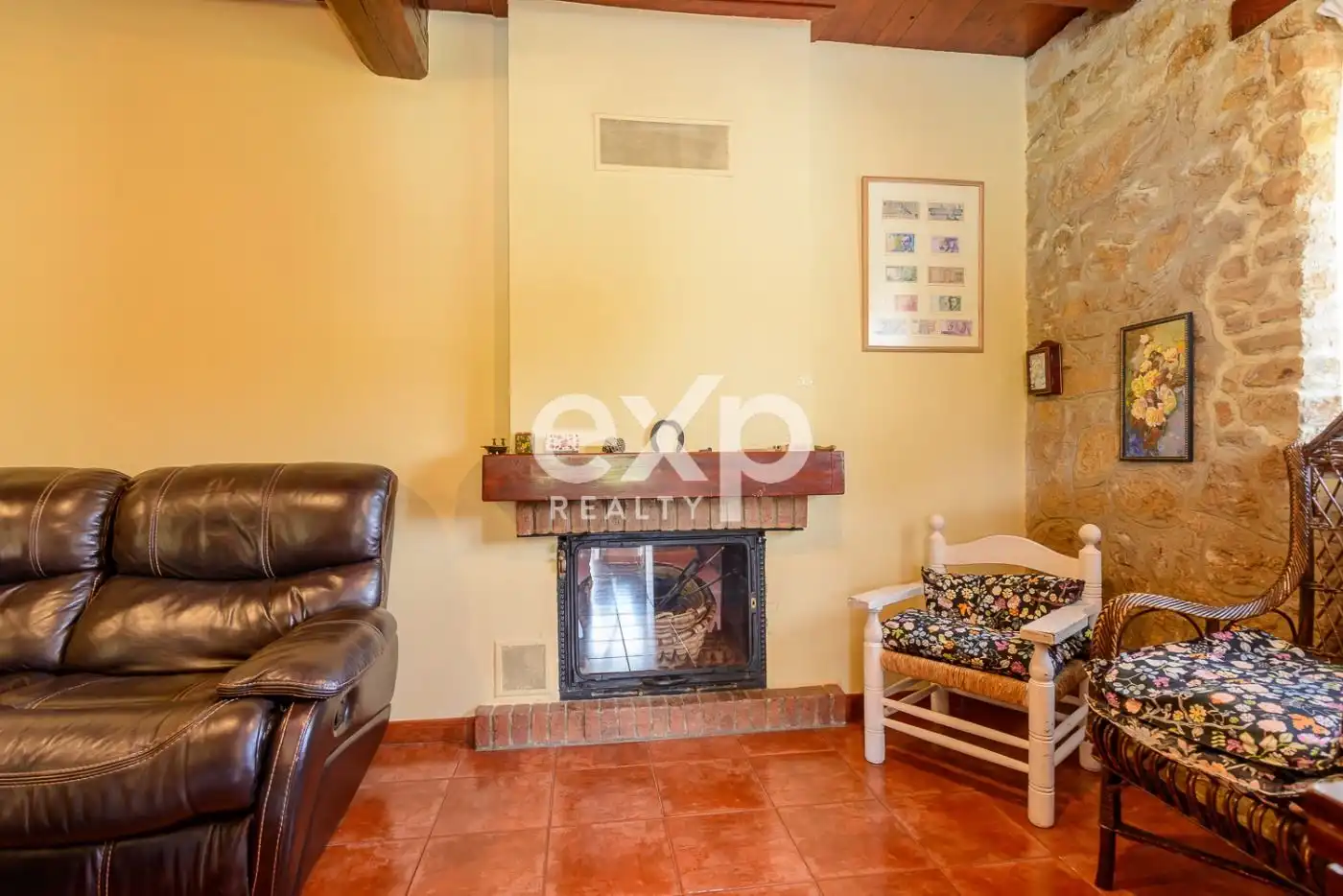 Living room of Houses for sale in Langreo  with Heating, Private garden and Swimming Pool